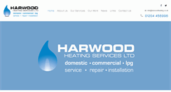 Desktop Screenshot of harwoodheating.co.uk